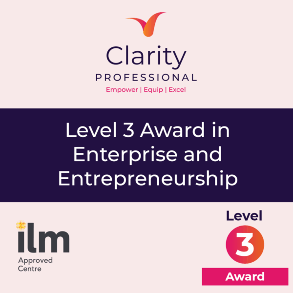Level 3 Award in Enterprise and Entrepreneurship