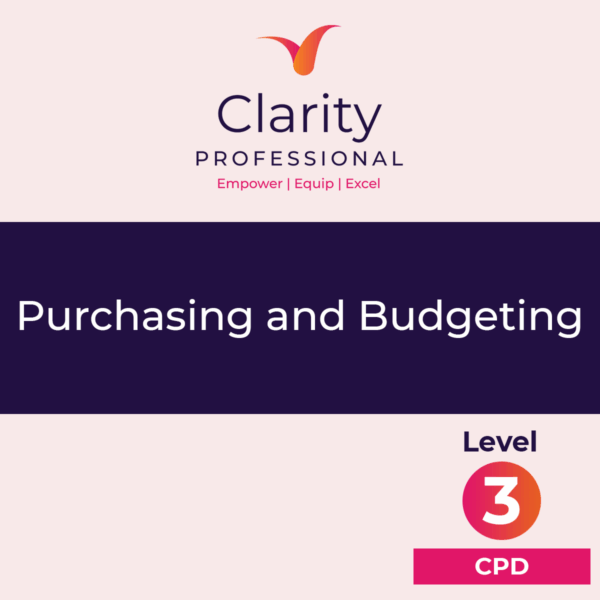 Purchasing and Budgeting