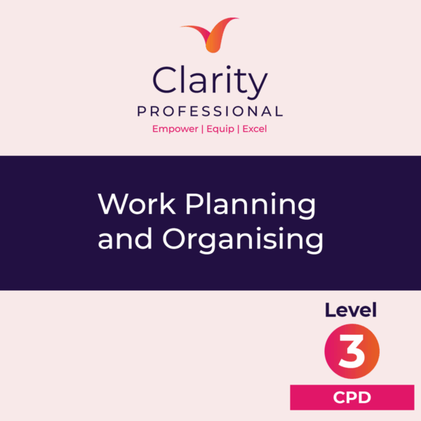 CPD Course: Work Planning and Organising